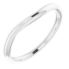 Charger l'image dans la galerie, Sterling Silver Band for 7 mm Cushion Ring

