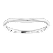 Charger l'image dans la galerie, Sterling Silver Band for 8 mm Cushion Ring
