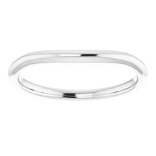 Charger l'image dans la galerie, Sterling Silver Band for 5 mm Cushion Ring
