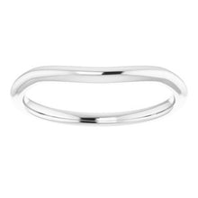 Charger l'image dans la galerie, Sterling Silver Band for 7 mm Cushion Ring
