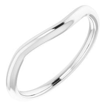 Charger l'image dans la galerie, Sterling Silver Band for 10x8 mm Oval Ring
