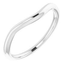 Charger l'image dans la galerie, Sterling Silver Band for 8x6 mm Emerald Ring
