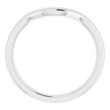 Charger l'image dans la galerie, Sterling Silver Band for 9x7 mm Oval Ring
