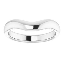 Charger l'image dans la galerie, Sterling Silver Band for 7.4 mm Round Ring

