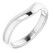 Charger l'image dans la galerie, Sterling Silver Band for 6.5 mm Round Ring
