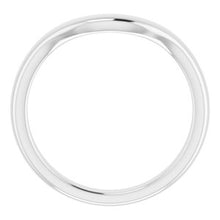 Charger l'image dans la galerie, Sterling Silver Band for 9 mm Cushion Ring
