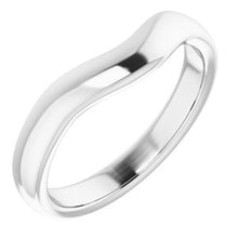 Charger l'image dans la galerie, Sterling Silver Band for 7 mm Round Ring
