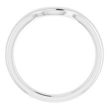 Charger l'image dans la galerie, Sterling Silver Band for 7x5 mm Oval Ring
