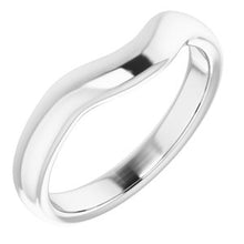 Charger l'image dans la galerie, Sterling Silver Band for 7 mm Cushion Ring
