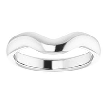 Charger l'image dans la galerie, Sterling Silver Band for 8x6 mm Oval Ring
