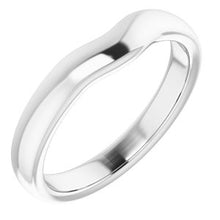 Charger l'image dans la galerie, Sterling Silver Band for 5 mm Cushion Ring
