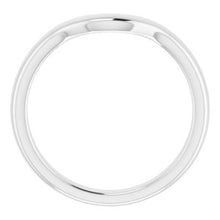 Charger l'image dans la galerie, Sterling Silver Band for 8x6 mm Oval Ring
