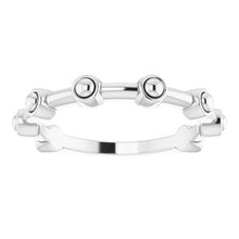 Load image into Gallery viewer, Beaded Bar Ring  
