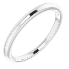 Charger l'image dans la galerie, Sterling Silver Band for 9.4 mm Round Ring
