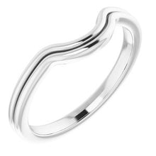 Charger l'image dans la galerie, Sterling Silver Band for 10 mm Asscher Ring
