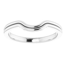 Load image into Gallery viewer, Sterling Silver Band for 10 mm Cushion Ring
