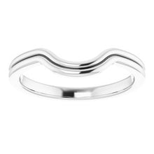 Load image into Gallery viewer, Sterling Silver Band for 14 mm Round Ring
