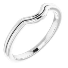 Charger l'image dans la galerie, Sterling Silver Band for 8 mm Cushion Ring
