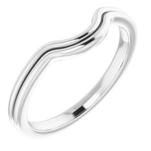 Charger l'image dans la galerie, Sterling Silver Band for 9 mm Asscher Ring
