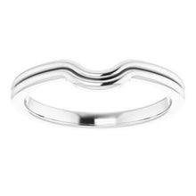 Load image into Gallery viewer, Sterling Silver Band for 6x4 mm Emerald Ring
