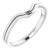 Charger l'image dans la galerie, Sterling Silver Band for 7 mm Asscher Ring
