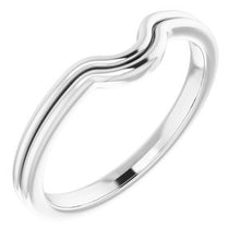 Load image into Gallery viewer, Sterling Silver Band for 8x6 mm Oval Ring
