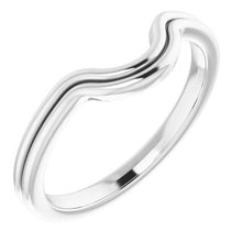 Charger l'image dans la galerie, Sterling Silver Band for 11x9 mm Emerald Ring
