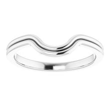 Charger l'image dans la galerie, Sterling Silver Band for 11x9 mm Emerald Ring
