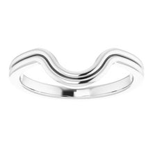 Load image into Gallery viewer, Sterling Silver Band for 14x10 mm Emerald Ring
