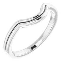 Load image into Gallery viewer, Sterling Silver Band for 10 mm Square Ring
