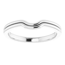 Charger l'image dans la galerie, Sterling Silver Band for 5 mm Asscher Ring
