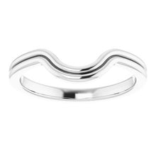 Load image into Gallery viewer, Sterling Silver Band for 12x10 mm Emerald Ring

