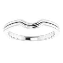 Charger l'image dans la galerie, Sterling Silver Band for 6 mm Asscher Ring

