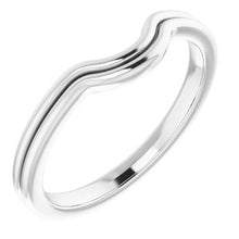Charger l'image dans la galerie, Sterling Silver Band for 9 mm Round Ring
