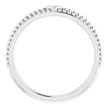 Charger l'image dans la galerie, Sterling Silver Milgrain Stackable Heart Ring
