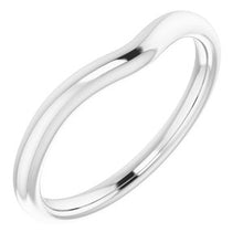 Load image into Gallery viewer, Sterling Silver Band for 7x5 mm Emerald Ring

