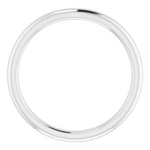 Load image into Gallery viewer, Sterling Silver Band for 7 mm Round Ring
