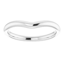 Load image into Gallery viewer, Sterling Silver Band for 7x5 mm Emerald Ring
