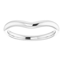 Load image into Gallery viewer, Sterling Silver Band for 8x6 mm Emerald Ring
