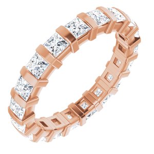 14K Rose 1 1/2 CTW Diamond Eternity Band