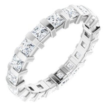Load image into Gallery viewer, Platinum 1 1/2 CTW Diamond Eternity Band
