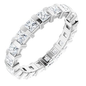 Platinum 1 1/2 CTW Diamond Eternity Band