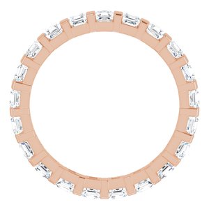 14K Rose 1 1/5 CTW Diamond Eternity Band