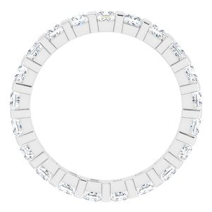 Bracelet éternité diamant 14K blanc 1 1/5 CTW