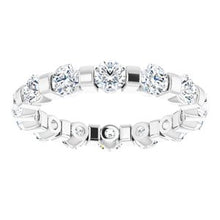 Charger l&#39;image dans la galerie, Bracelet d&#39;éternité en diamant 14K blanc 1 5/8 CTW
