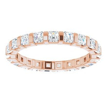 Load image into Gallery viewer, 14K Rose 1 1/5 CTW Diamond Eternity Band
