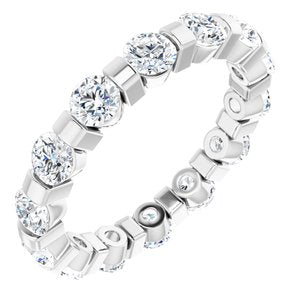 Bracelet d'éternité en diamant 14K blanc 1 5/8 CTW