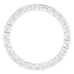 Bracelet d'éternité en platine 9/10 CTW Diamond