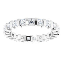 Charger l&#39;image dans la galerie, Bracelet éternité diamant 14K blanc 1 1/5 CTW
