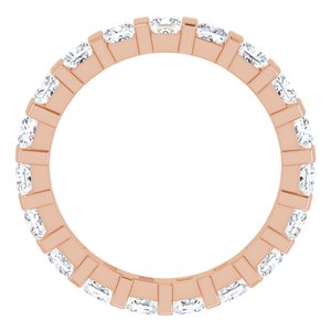 14K Rose 1 1/2 CTW Diamond Eternity Band